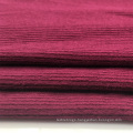 custom plain 100 cotton rib knit jersey fabric